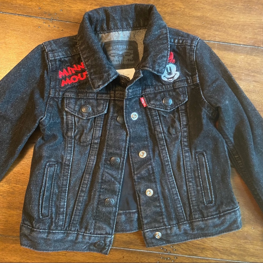 Levi’s Minnie Mouse Black Jean Jacket